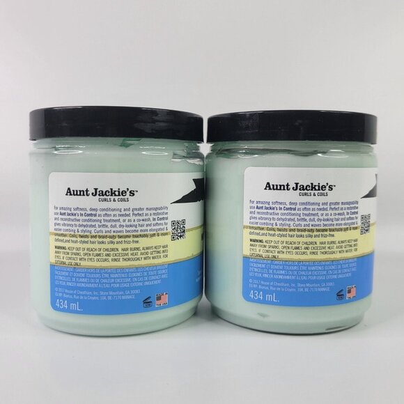 2X Aunt Jackie's In Control Moisturizing & Softening Conditioner 15 oz Lot of 2 - Picture 5 of 6